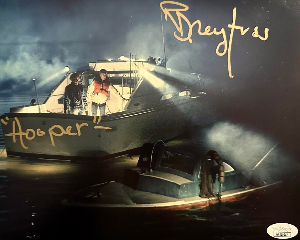 Richard Dreyfuss Signed 8x10 Photo (Jaws) w/Character Inscription - JSA COA